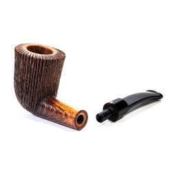 Briar Pipe Amorelli Penna Di San Michele Bent Billiard