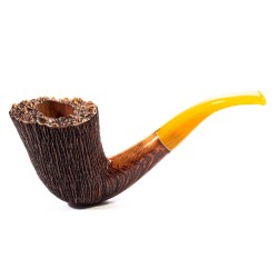 Briar Pipe Amorelli Penna Di San Michele Bent Billiard