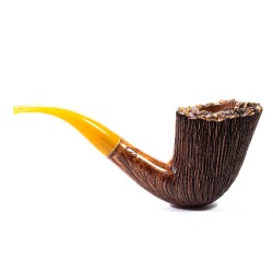 Briar Pipe Amorelli Penna Di San Michele Bent Billiard