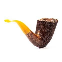 Briar Pipe Amorelli Penna Di San Michele Bent Billiard