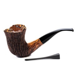 Briar Pipe Amorelli Penna Di San Michele Bent Billiard