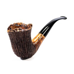 Briar Pipe Amorelli Penna Di San Michele Bent Billiard