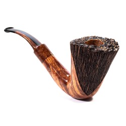 Briar Pipe Amorelli Penna Di San Michele Bent Billiard