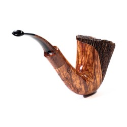 Briar Pipe Amorelli Penna Di San Michele Bent Billiard