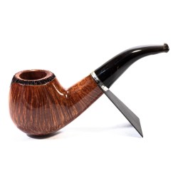 Briar Pipe Amorelli Tre Stelle Bent Apple