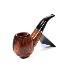 Briar Pipe Amorelli Tre Stelle Bent Apple