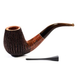 Briar Pipe Amorelli Penna Di San Michele Bent