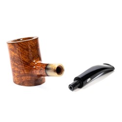 Pipa Chacom Olive Horn Liscia Modello 154 Cherrywood