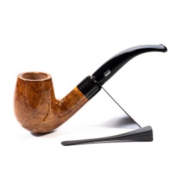 Pipa Chacom Olive Horn Liscia Mod. 42 Bent Billiard