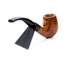 Pipa Chacom Olive Horn Liscia Mod. 42 Bent Billiard