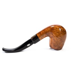 Pipa Chacom Olive Horn Liscia Mod. 42 Bent Billiard