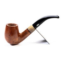 Pipa Chacom Olive Horn Liscia Mod. 42 Bent Billiard