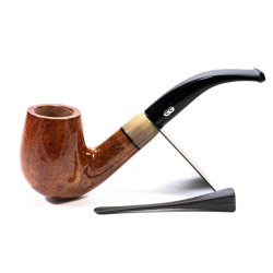 Pipa Chacom Olive Horn Liscia Mod. 42 Bent Billiard