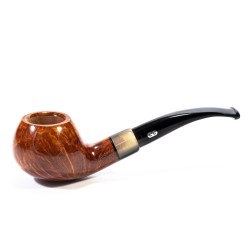 Pipa Chacom Olive Horn Liscia Mod. 262 Bent Apple