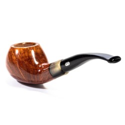 Pipa Chacom Olive Horn Liscia Mod. 262 Bent Apple