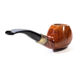 Pipa Chacom Olive Horn Liscia Mod. 262 Bent Apple