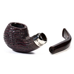 Pipe Peterson Kapries Sandblasted Bent Apple (03)