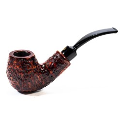 Pipa in Radica Winslow Crown Viking Rusticata Bent