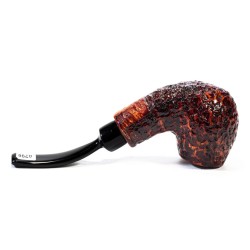 Pipa in Radica Winslow Crown Viking Rusticata Bent