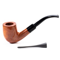 Pipa Castello "Castello" KKKK Liscia Bent Billiard