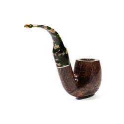 Pipa Savinelli Camouflage Liscia 614 Bent Billiard