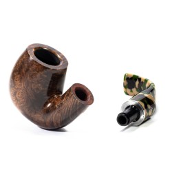 Pipa Savinelli Camouflage Liscia 614 Bent Billiard