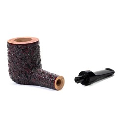 Pipa in Radica Radice Rind Rusticata Billiard