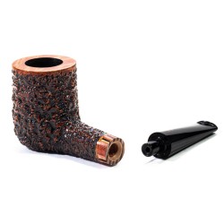 Pipa in Radica Radice Rind Rusticata Billiard