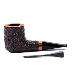 Pipa in Radica Radice Rind Rusticata Billiard