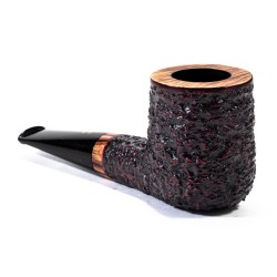 Pipa in Radica Radice Rind Rusticata Billiard