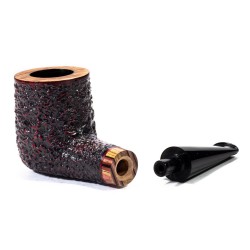 Pipa in Radica Radice Rind Rusticata Billiard