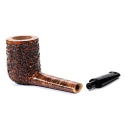 Briar Pipe Radice Rind Rusticated Canadian