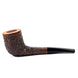 Pipa in Radica Radice Rind Rusticata Horn