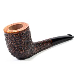 Pipa in Radica Radice Rind Rusticata Horn