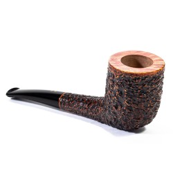 Pipa in Radica Radice Rind Rusticata Horn