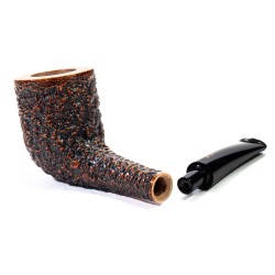 Pipa in Radica Radice Rind Rusticata Horn