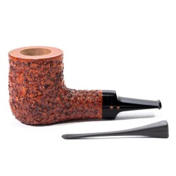 Pipa in Radica Radice Rind Rusticata Billiard