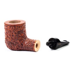 Pipa in Radica Radice Rind Rusticata Billiard