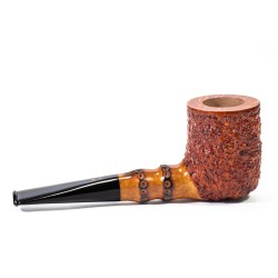 Pipa in Radica Radice Rind Rusticata Billiard