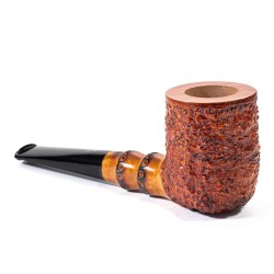 Pipa in Radica Radice Rind Rusticata Billiard