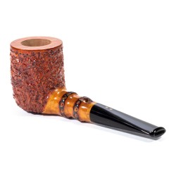 Pipa in Radica Radice Rind Rusticata Billiard