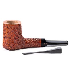 Briar Pipe Radice Rind Rusticated Square Panel