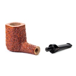 Briar Pipe Radice Rind Rusticated Square Panel