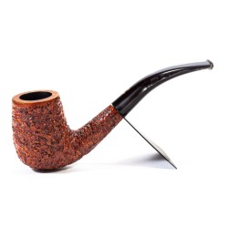 Pipa in Radica Radice Rind Rusticata Bent