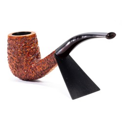 Pipa in Radica Radice Rind Rusticata Bent