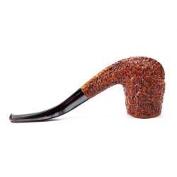 Pipa in Radica Radice Rind Rusticata Bent