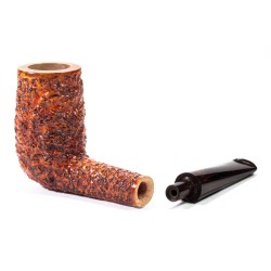 Pipa in Radica Radice Rind E Rusticata Chimney