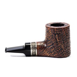 Briar Pipe Radice Silk Cut Sandblasted Billiard