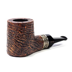 Briar Pipe Radice Silk Cut Sandblasted Billiard