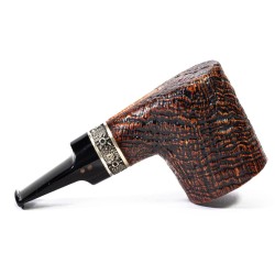 Briar Pipe Radice Silk Cut Sandblasted Billiard